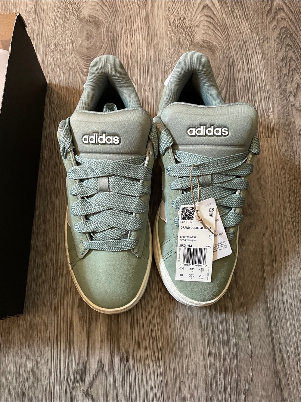 adidas Grand Court Alpha 00s Men's Sneakers - Light Green/White